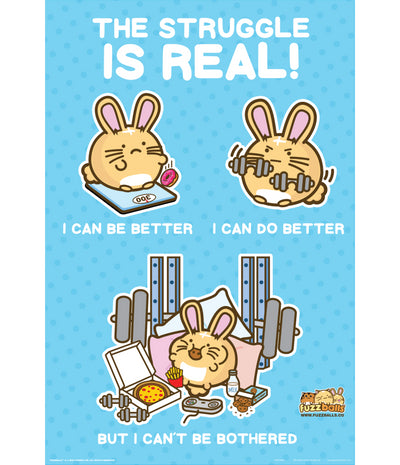 Fuzzballs Struggle 61 x 91.5cm Maxi Poster