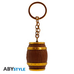 ONE PIECE 3D Barrel Keychain
