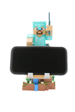 Cable Guys R.E.S.T Minecraft Steve in Diamond Armour Collectible Figure Device Holder