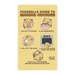 Fuzzballs Guide To Making Cookies Cotton Tea Towel