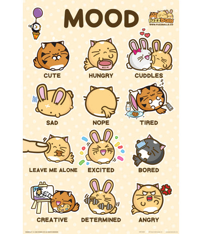 Fuzzballs Mood 61 x 91.5cm Maxi Poster