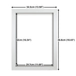 GB Eye Contemporary Wooden White Picture Frame - A3 - 29.7 x 42cm