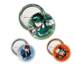 My Hero Academia Midoriya, Bakugo & Todoroki 3 Badge Pack