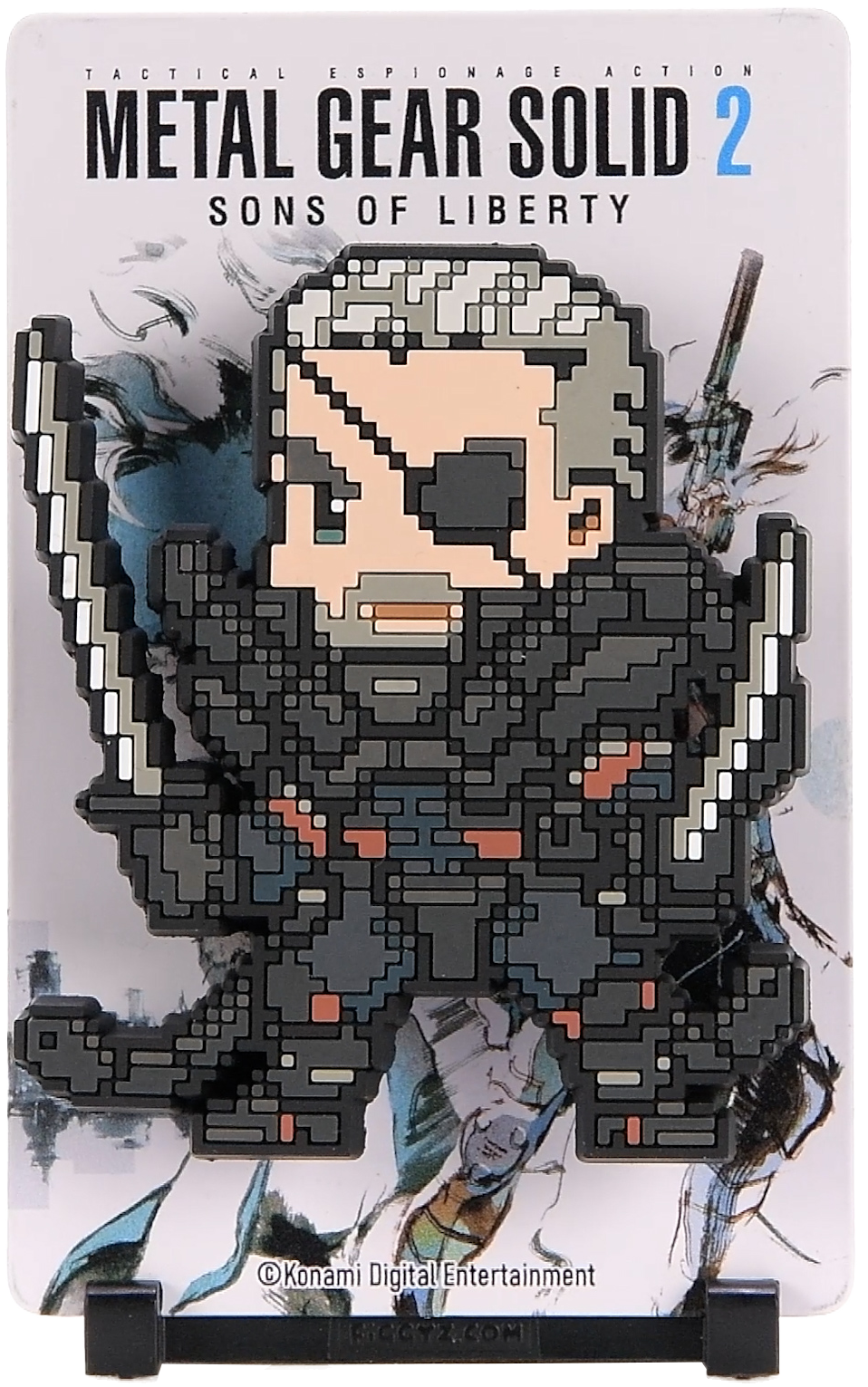 metal gear solid pixel art Metal Gear Solid Solidus Snake 11cm Collectible Pop Magnet