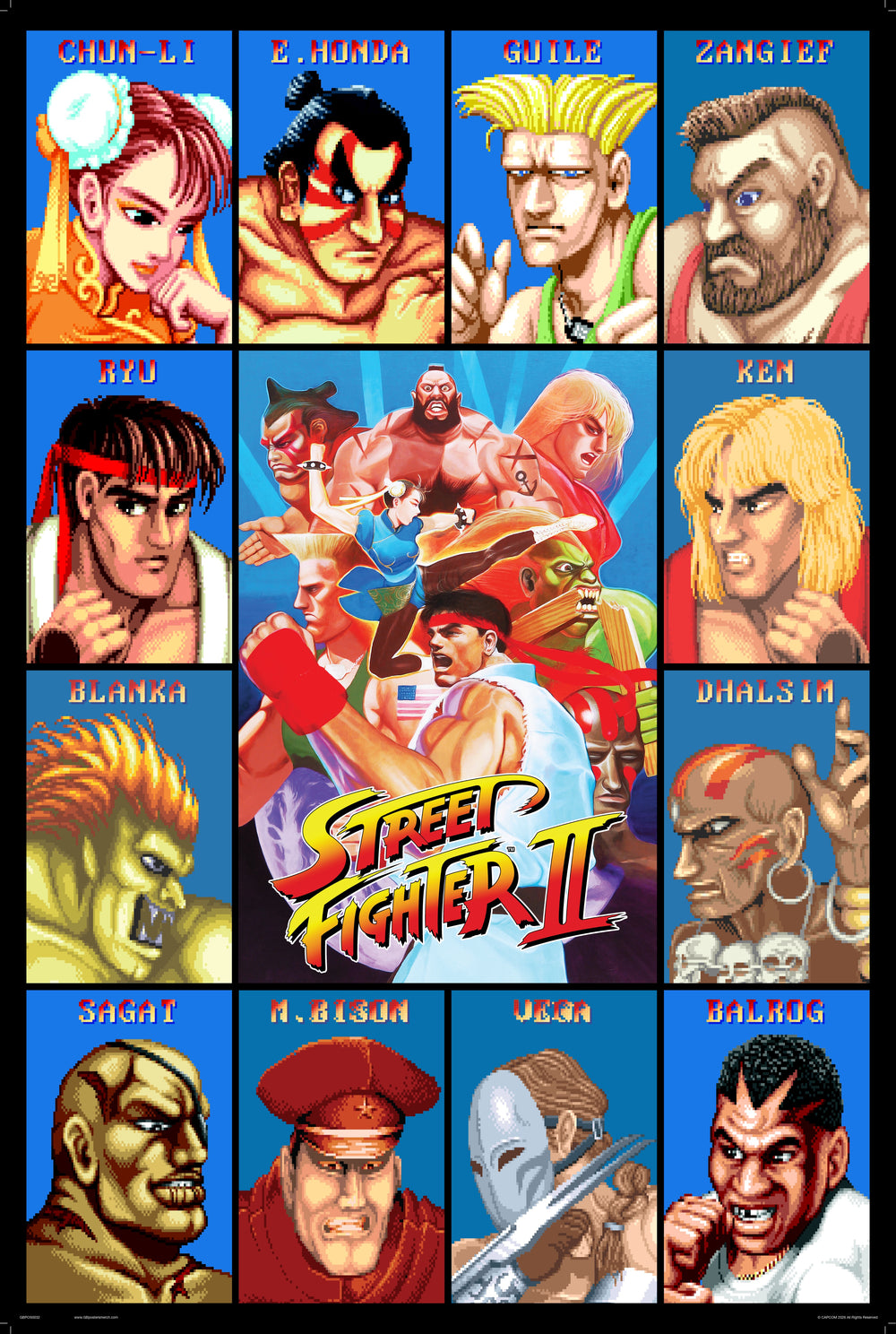 Streetfighter II - Characters - Maxi Poster