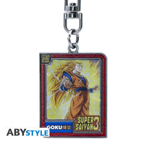 DRAGON BALL  Lenticular DBZ/Goku Super Saiyan 3 Keychain