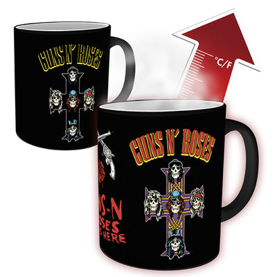 GB eye Guns N Roses Cross Heat Change Mug