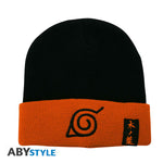 ABYstyle Naruto Konoha Beanie - Black & Orange