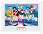 GB eye Sailor Moon Group 30 x 40cm Framed Collector Print