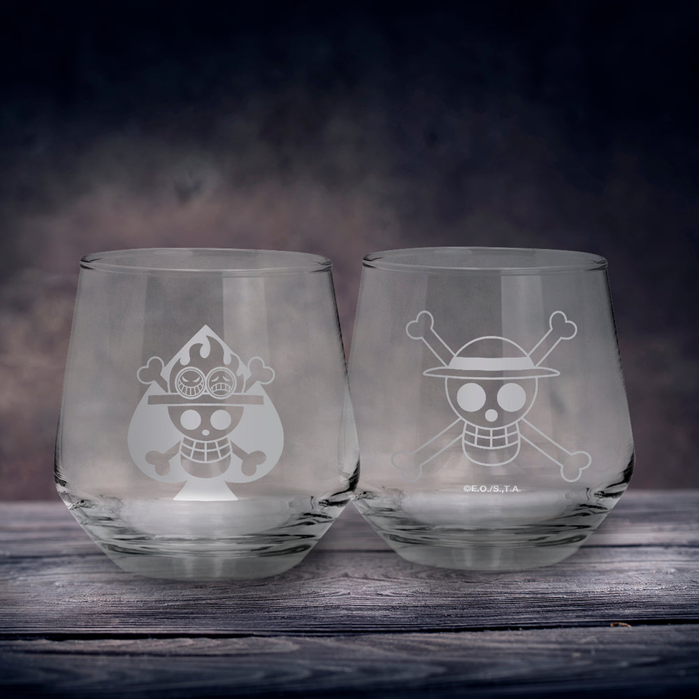 ABYstyle One Piece Luffy & Ace 2 Glass Set