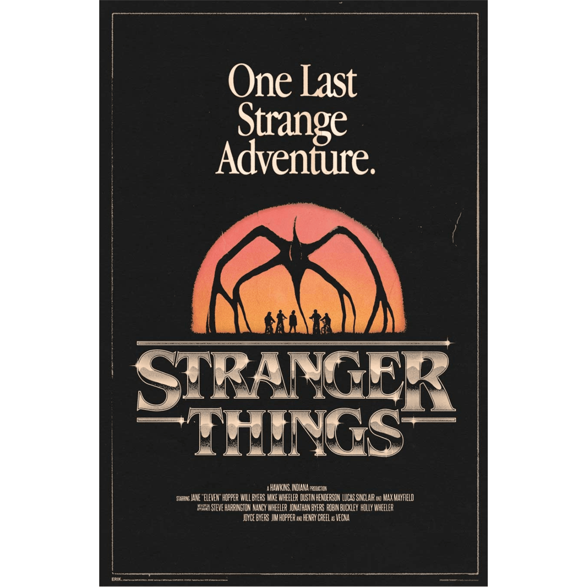 Stranger Things One Last Adventure 61 x 91.5cm Maxi Poster | Erik