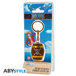 ONE PIECE  3D Barrel Keychain