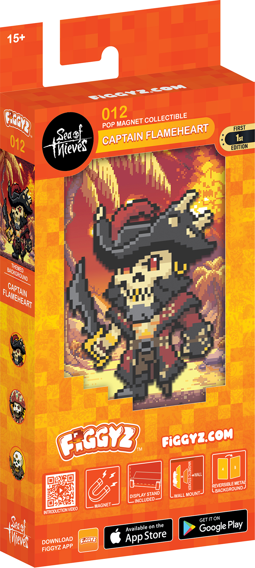 FIGGYZ Sea of Thieves Captain Flameheart 11cm Collectible Pop Magnet