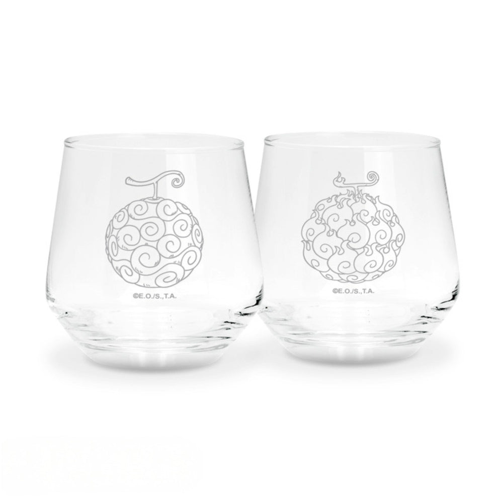 ABYstyle One Piece Devils Fruits  - 2 Glass Set
