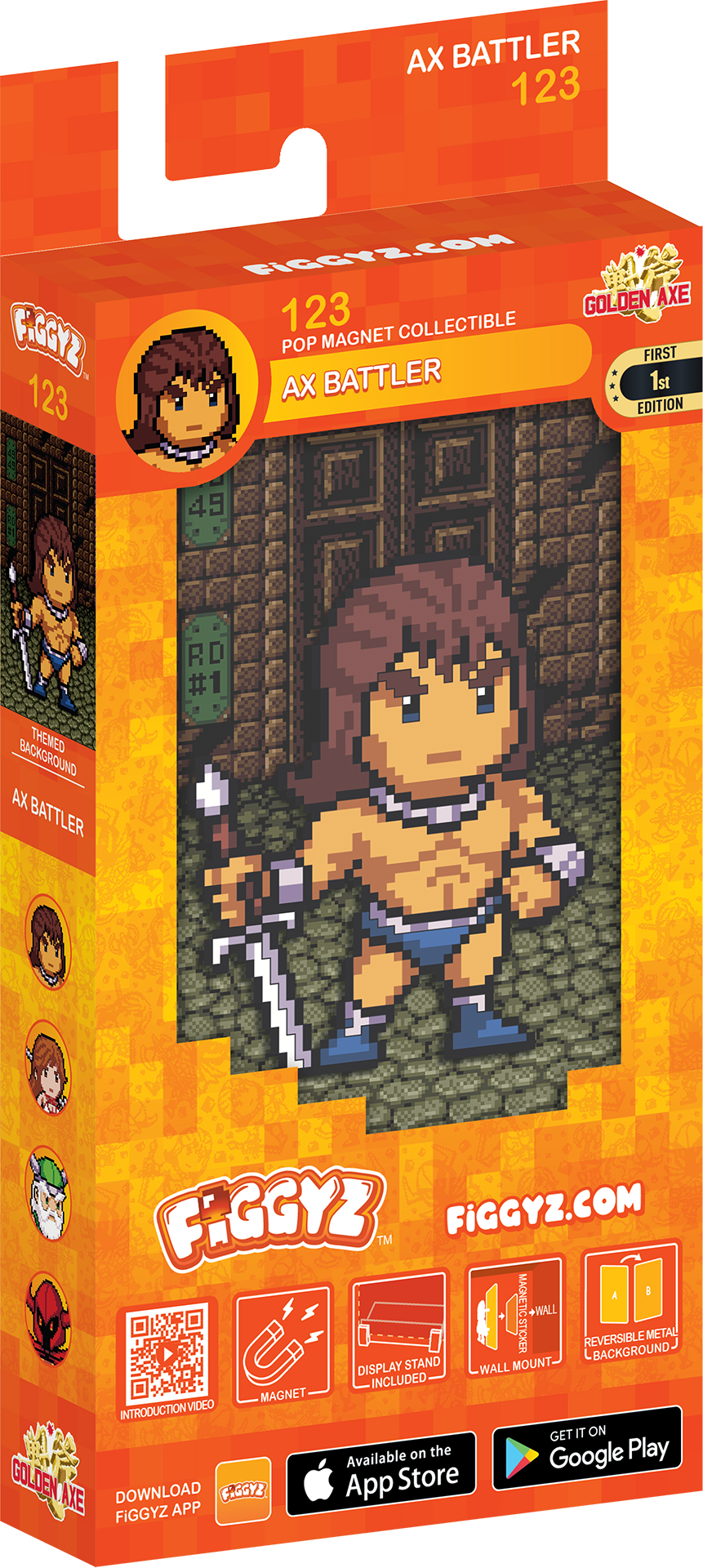 FiGGYZ Golden Axe Ax Battler 11cm Collectible Pop Magnet