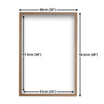 GB Eye Contemporary Wooden Oak Picture Frame - Maxi - 61 x 91.5cm