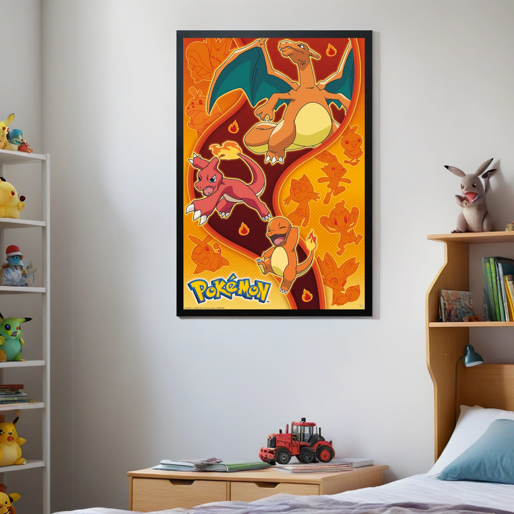 GB eye Pokemon Fire Type 61 x 91.5cm Maxi Poster