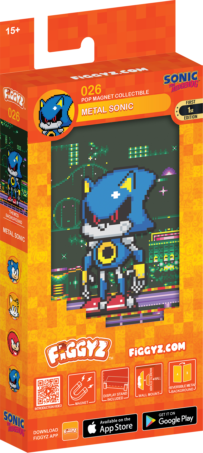 FIGGYZ Sonic the Hedgehog Metal Sonic 11cm Collectible Pop Magnet