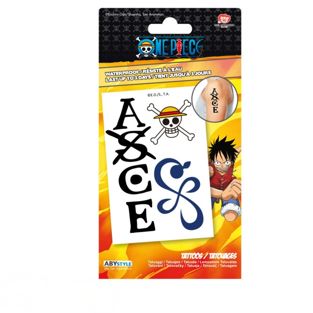 ABYstyle One Piece Tattoos Set
