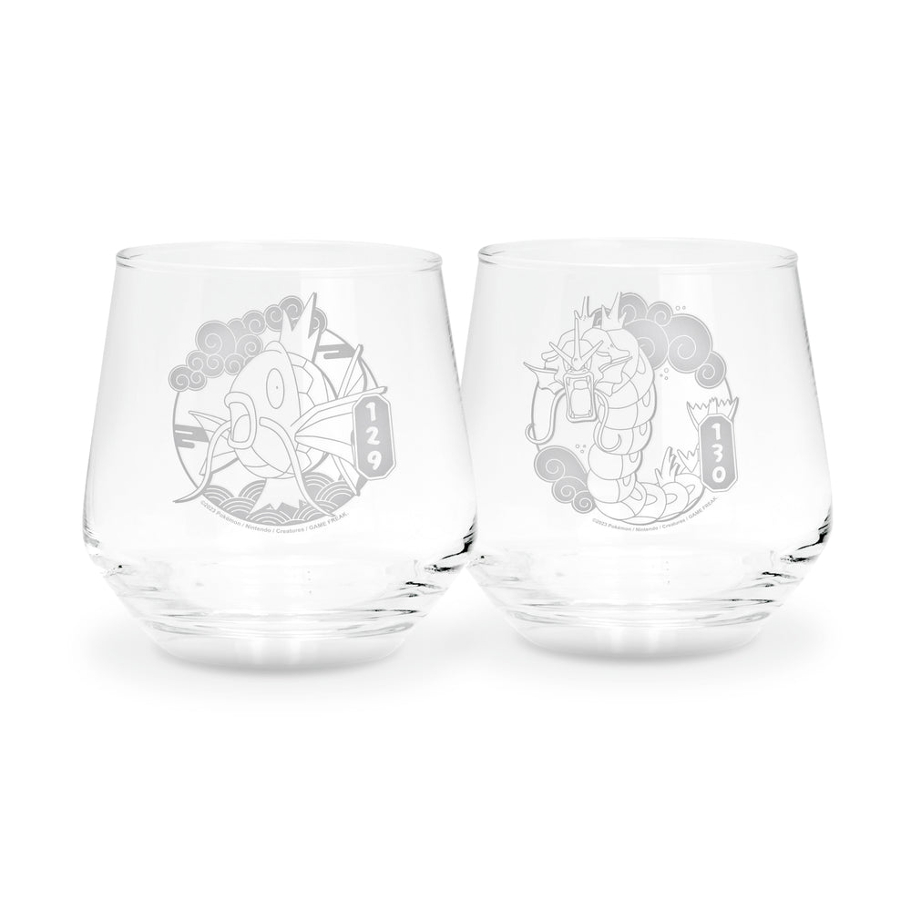 ABYstyle Pokemon Magikarp & Gyarados - 2 Glass Set