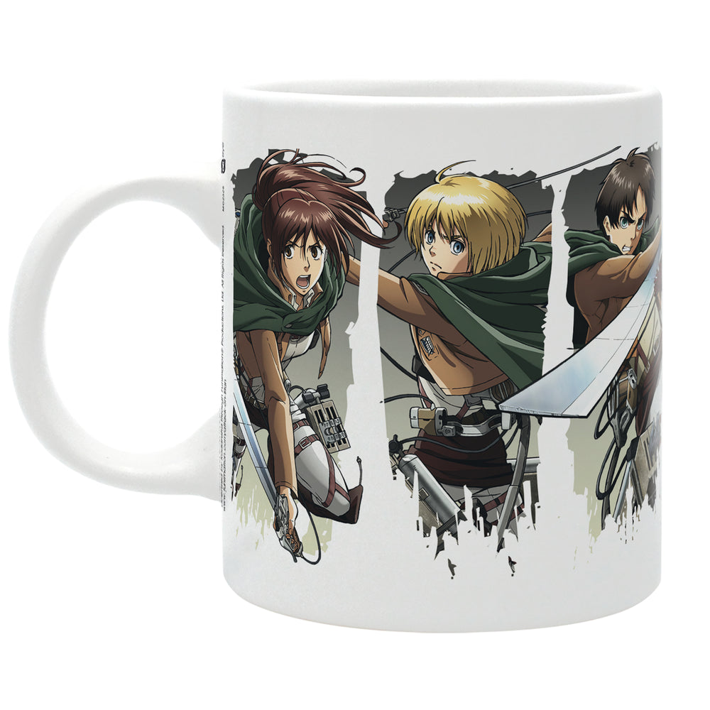 Attack On Titan Character Montage Mug