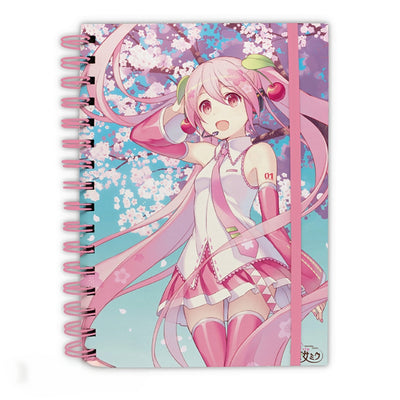 Hatsune Miku Cherry Blossom A5 Notebook
