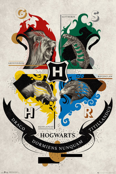 GB eye Harry Potter Animal Crest   61 x 91.5cm Maxi Poster