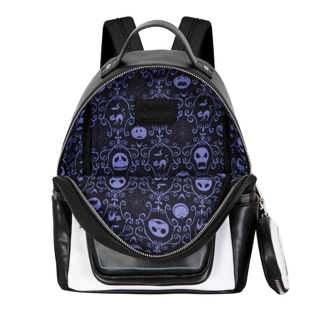 Karactermania The Nightmare Before Christmas Face Heady Backpack - Black/White