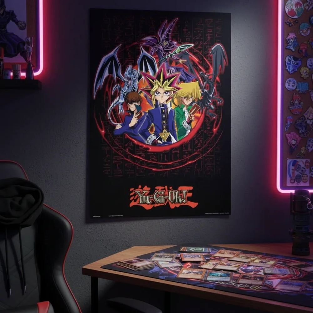 Yu-Gi-Oh! Key Characters Red 30 x 40cm Collector Print