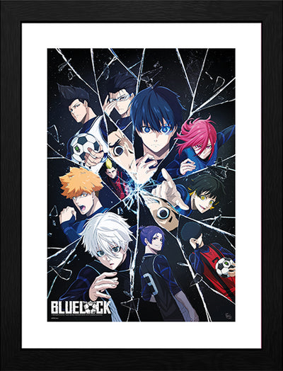 GB eye Blue Lock Prodigies 30 x 40cm Framed Collector Print