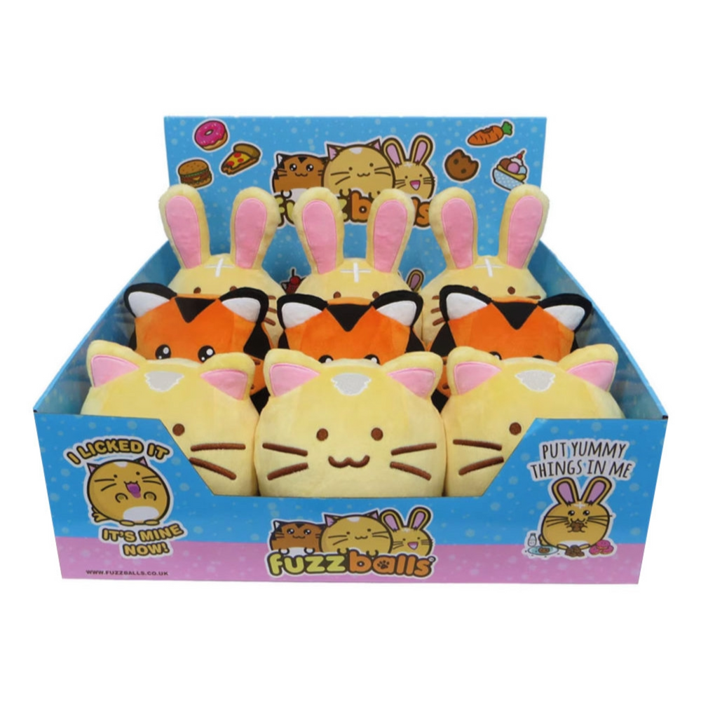 Fuzzballs Assorted Box of 9 Plush