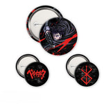 Berserk Guts 3 Badge Pack