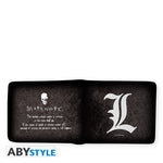 Death Note L Symbol Vinyl Wallet