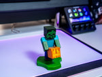 Cable Guys Holdems Minecraft Zombie Mini Phone Stand and Device Holder