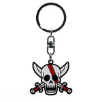 One Piece Skull Shanks Metal Keychain