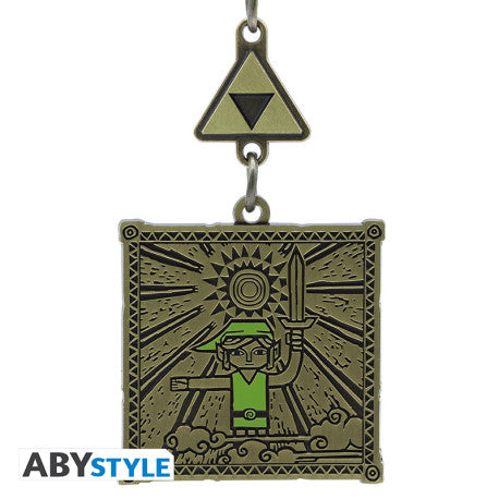 THE LEGEND OF ZELDA  Link & Triforce Keychain