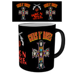 GB eye Guns N Roses Cross Heat Change Mug