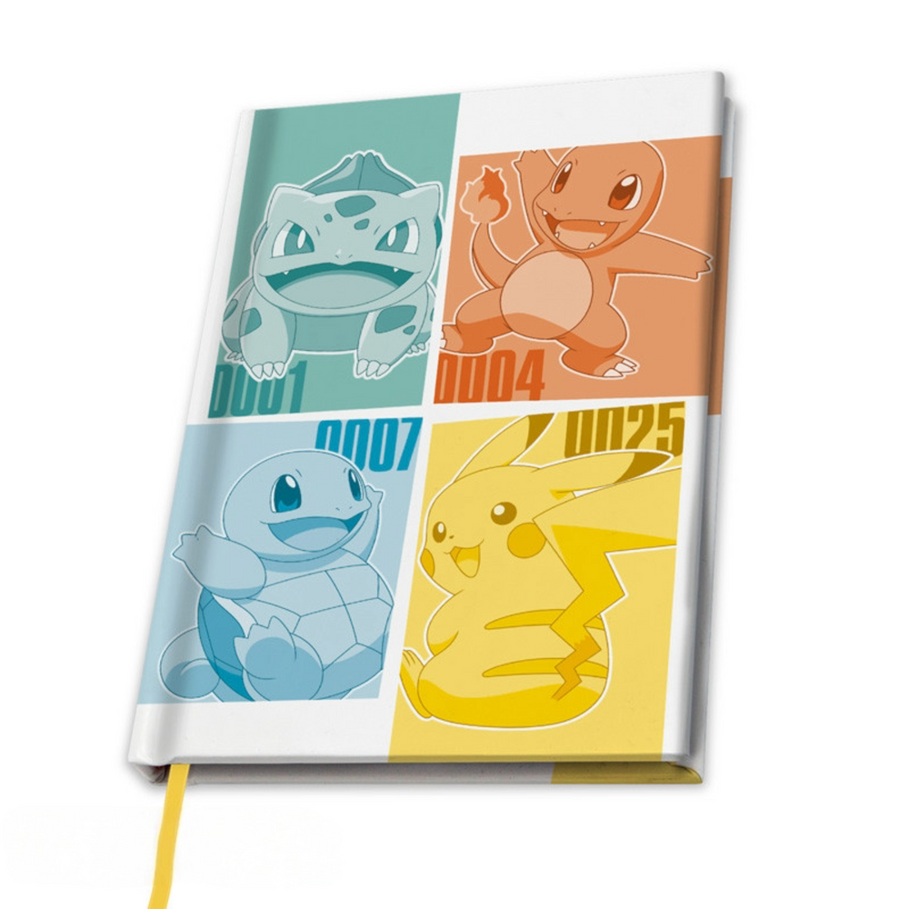 Pokemon Kanto Starters A5 Notebook | ABYstyle Officially Licensed GB Posters & Merch Pokemon Kanto Starters A5 Notebook | ABYstyle Officially Licensed GB Posters & Merch