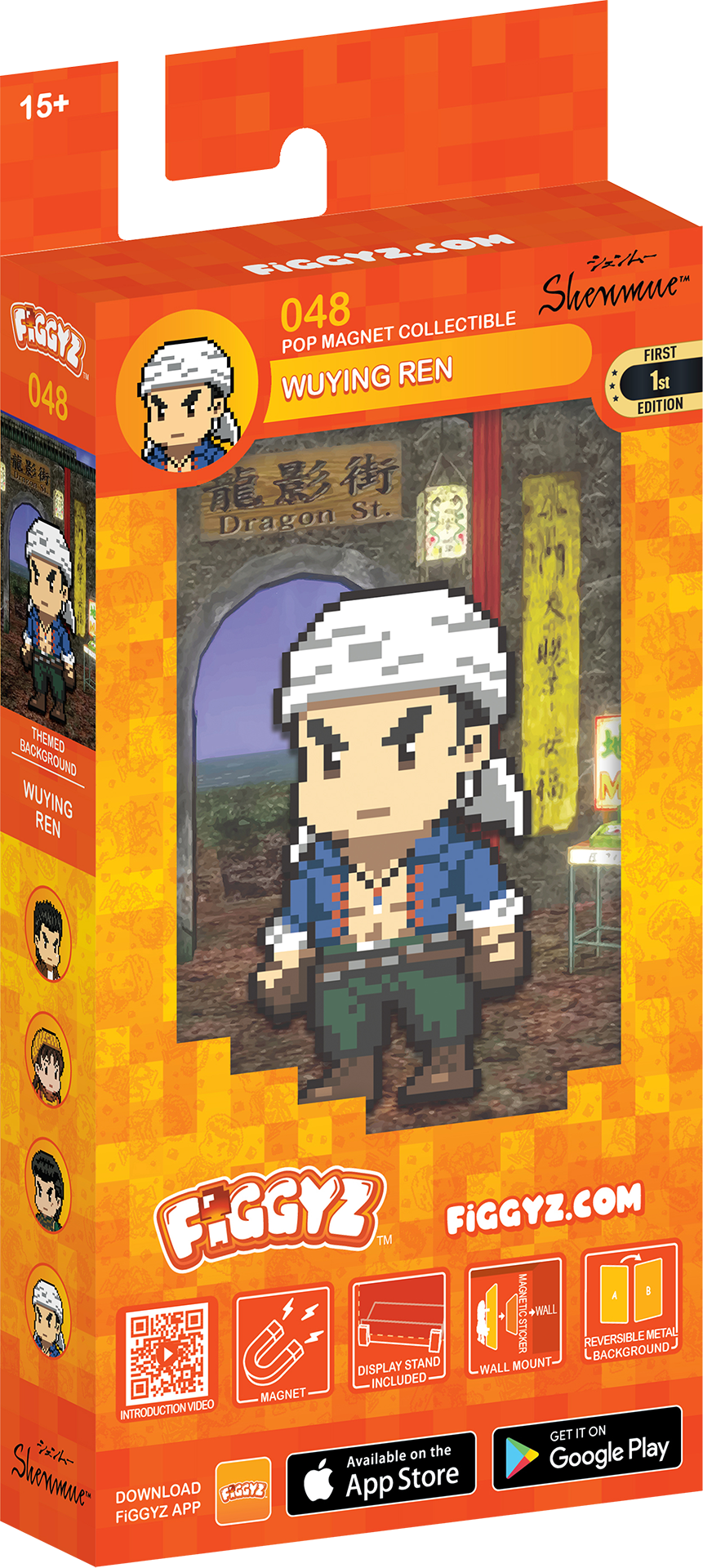 FiGGYZ Shenmue Wuying Ren 11cm Collectible Pop Magnet