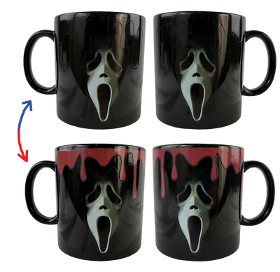 GHOST FACE - Heat Change Mug 15oz / 450ml x2