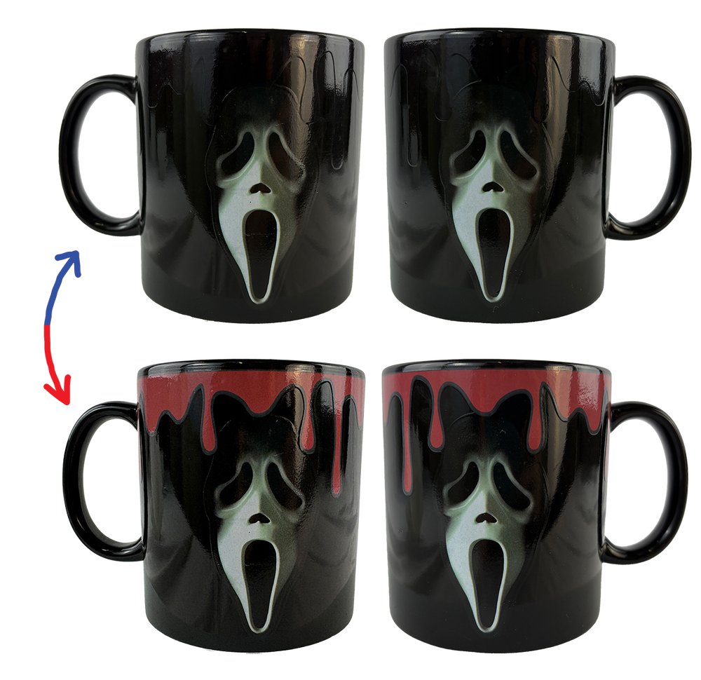 GHOST FACE - Heat Change Mug 15oz / 450ml x2