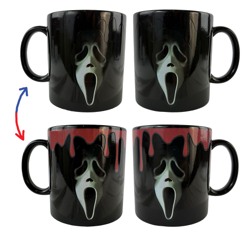 GHOST FACE - Heat Change Mug 15oz / 450ml x2