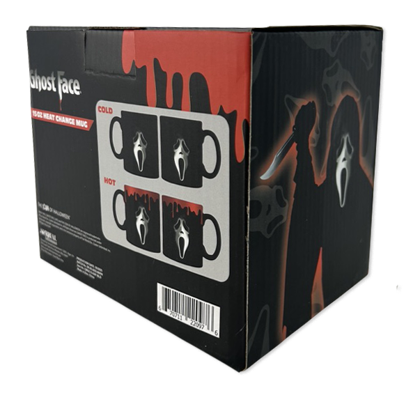 GHOST FACE - Heat Change Mug 15oz / 450ml x2