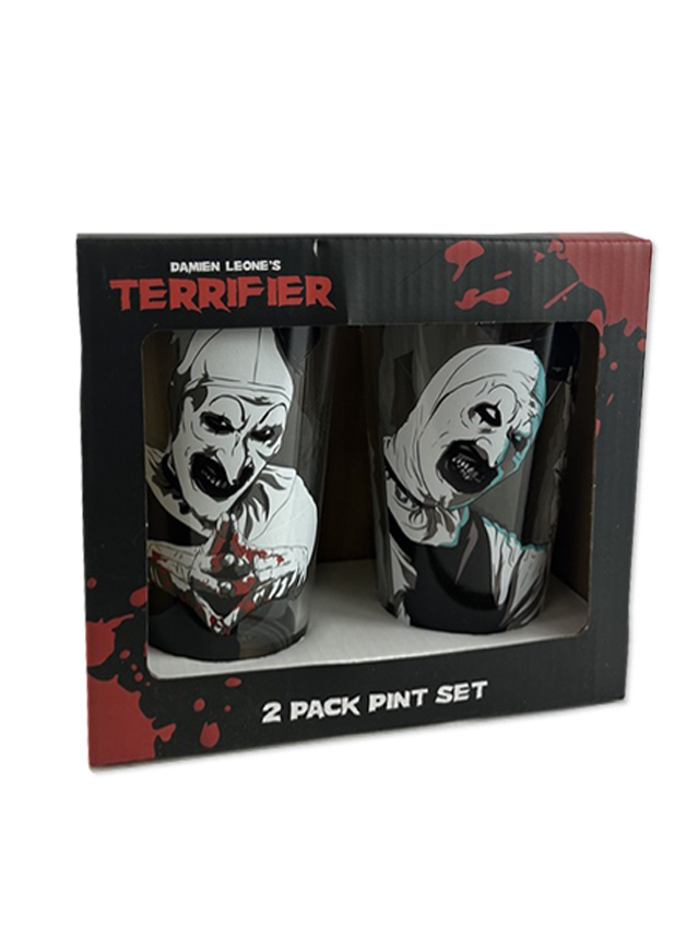 TERRIFIER - 2 Glass Pack 16oz / 500ml x 2