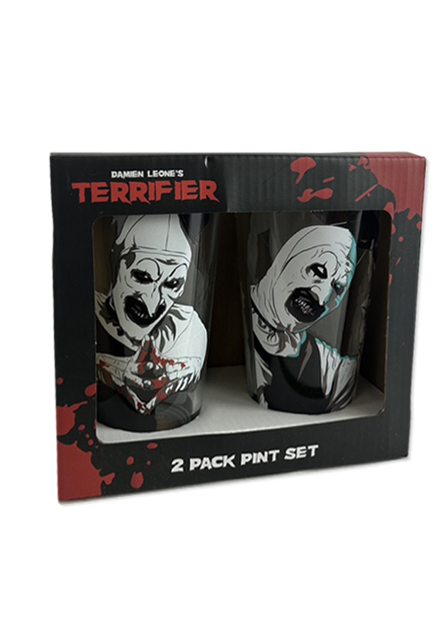 TERRIFIER - 2 Glass Pack 16oz / 500ml x 2