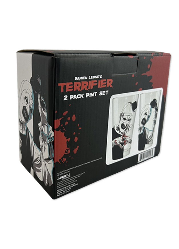 TERRIFIER - 2 Glass Pack 16oz / 500ml x 2