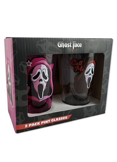 GHOST FACE - 2 Glass Pack 16oz / 500ml x 2