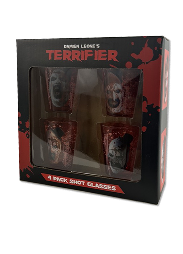 TERRIFIER - Shot Glasses pack of 4 x2