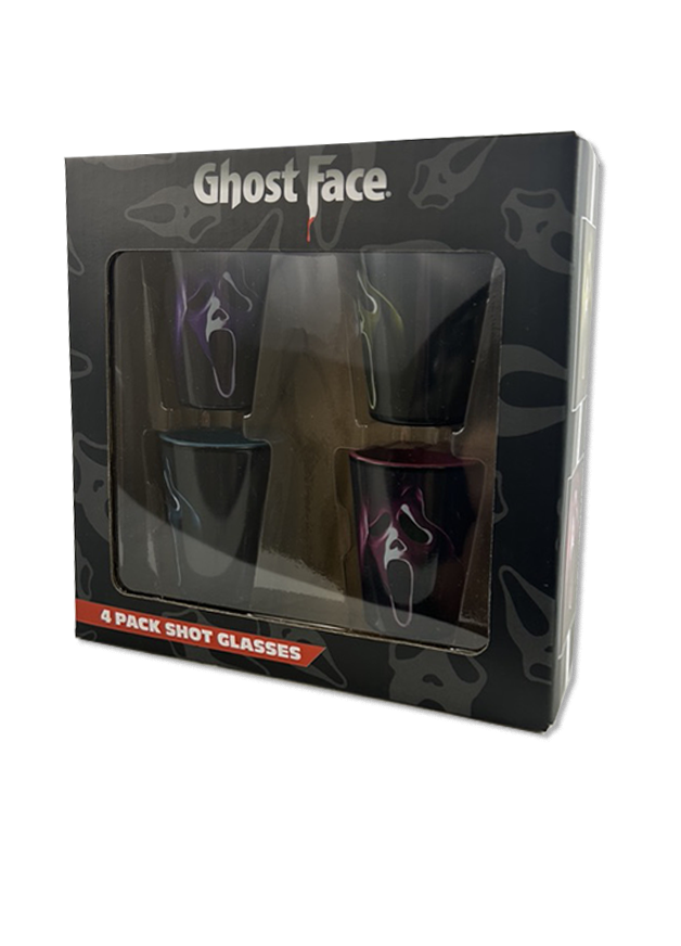 GHOST FACE - Shot Glasses pack of 4 x2
