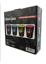GHOST FACE - Shot Glasses pack of 4 x2